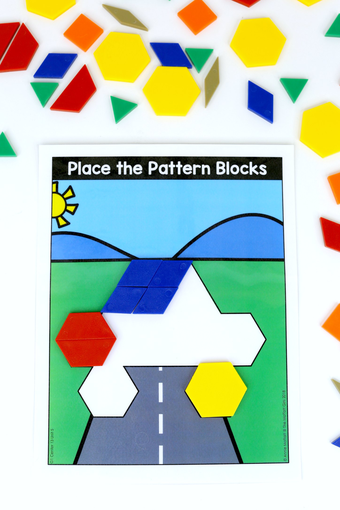 Pattern Block Puzzles Printable Printable World Holiday