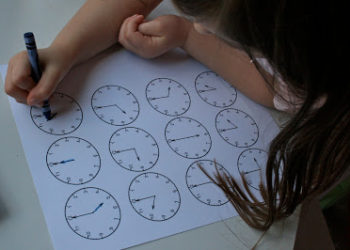 Preschool Time Telling Printable