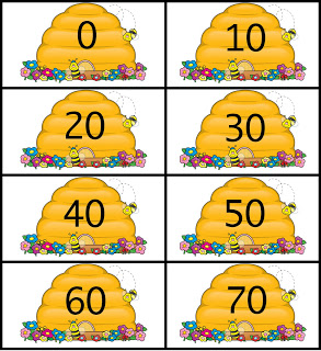 Counting to 100 Honey Bee Printables