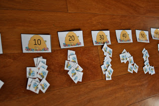 Counting to 100 Honey Bee Printables