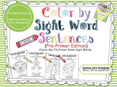 FREE Christmas Color by Sight Word!