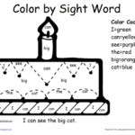 Color by Sight Word FREEBIE