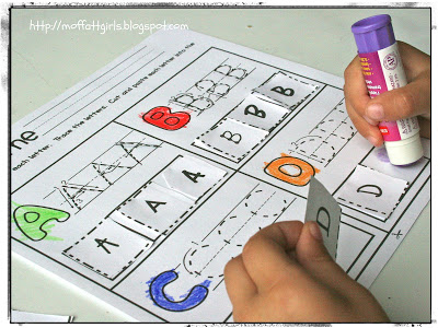 ABC Cut and Paste addresses so many useful skills and allows Pre-K and Kindergarteners to really interact with a product and take ownership of their learning.