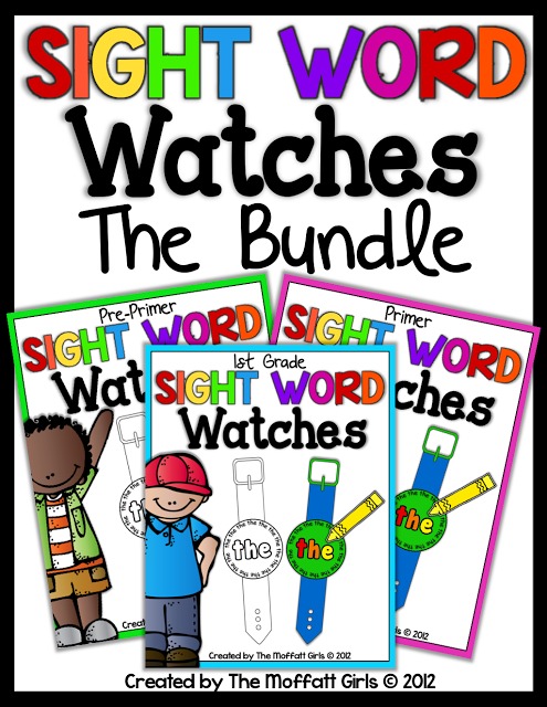Time for Sight Words....Watches!!