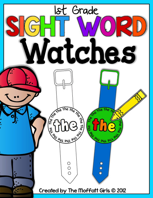 Get kids excited about learning their sight words with these FUN and EFFECTIVE Sight Word Watches!