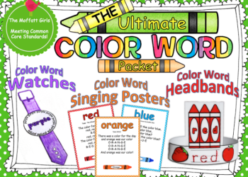 The Ultimate Color Word Packet!