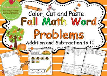 Fall Math Word Problems!