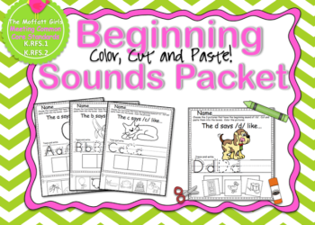 Beginning Sounds (Color, Cut and Paste!)