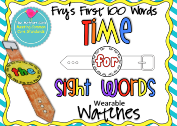 Sight Word Watches (Fry’s 100 List)
