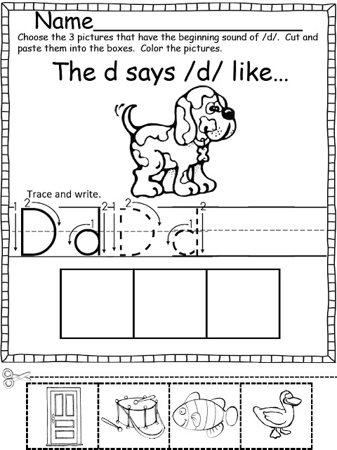 Beginning Sounds (Color, Cut and Paste!) is a great way for Kindergarteners to daily practice so many different skills.