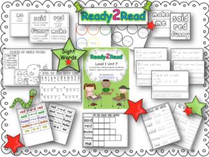 The Ready2Read program is a hands-on, interactive and engaging activities that make learning phonics, sight words and word families fun for Pre-K, Kindergarten, and 1st Graders!