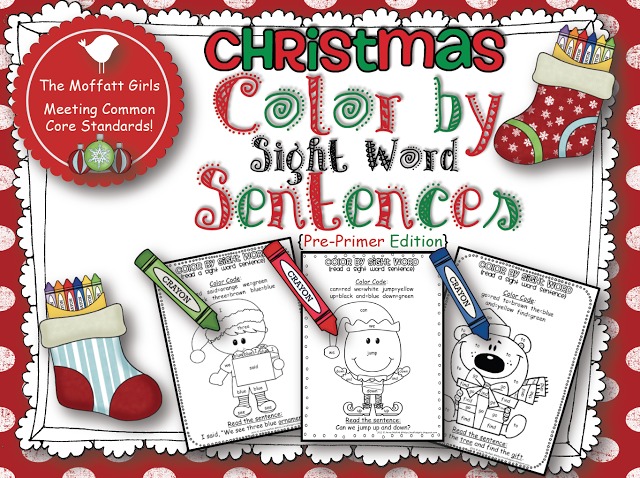 A FUN way to practice sight words! 2 Months of word problems only $4.00!