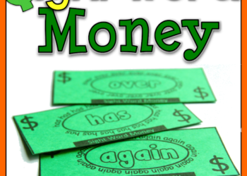 Sight Word Money (2nd Grade) and My Thoughts on Sight Words