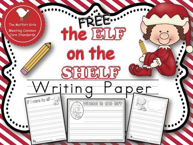 FREE the Elf on the Shelf Writing Paper!