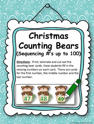 10 Christmas Math Centers!
