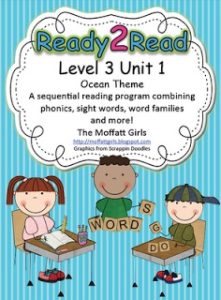 The Ready2Read program is a hands-on, interactive and engaging activities that make learning phonics, sight words and word families fun for Pre-K, Kindergarten, 1st and 2nd Graders!