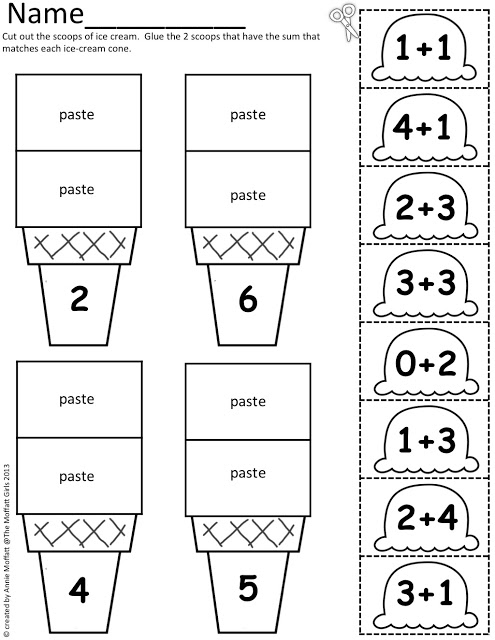 Math Scoops are a super fun way for kids to practice addition AND subtraction sums up to 20. This packet includes 168 different math problems and will help Preschool-1st Grade students master their math facts!