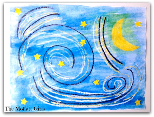 Easy Art: Starry Night by Vincent van Gogh