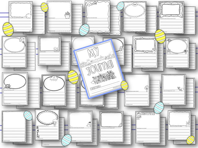 Journal Prompts for April are a great way to get students to write every single day, helping motivate students to write!