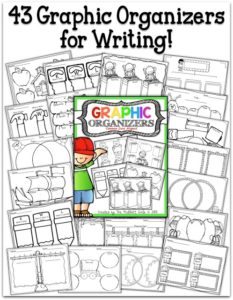 These Graphic Organizers are perfect for helping kids get motivated to write and they can be used with so many different subjects, this set includes 42 different graphic organizers!