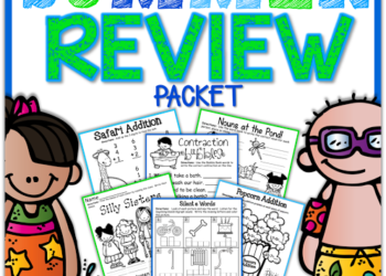 Summer Review Packet for 1st Grade!
