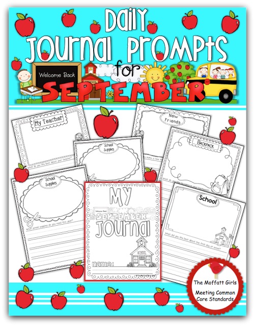Journal Prompts for September are a great way to get students to write every single day, helping motivate students to write!