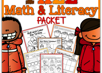 Fall Math and Literacy Packet (Kindergarten)!