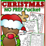 Christmas NO PREP Packet (Kindergarten)