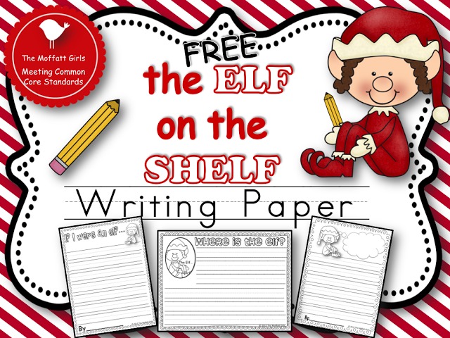 FREE Elf on the Shelf Writing Papers!