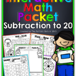 Interactive Math Packet (Subtraction up to 20)