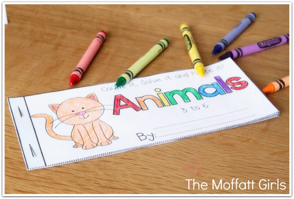 Math Booklets are a FUN and interactive way to help students solve simple addition and subtraction problems up to 20 for Preschool, Kindergarten and 1st Grade!