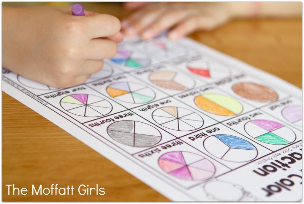 This Simple Fractions NO PREP Packet is FILLED with engaging activities to help 1st-3rd graders master simple fractions!
