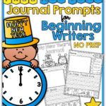 FREE New Year Journal Prompts for Beginning and/or Struggling Writers!