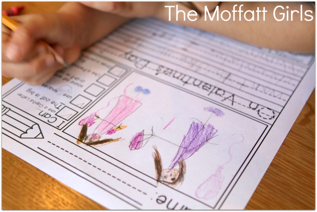 These February NO PREP 20 journal prompts include I Can statements to build writing skills and a picture dictionary to spark the imagination. Perfect for beginning writers.