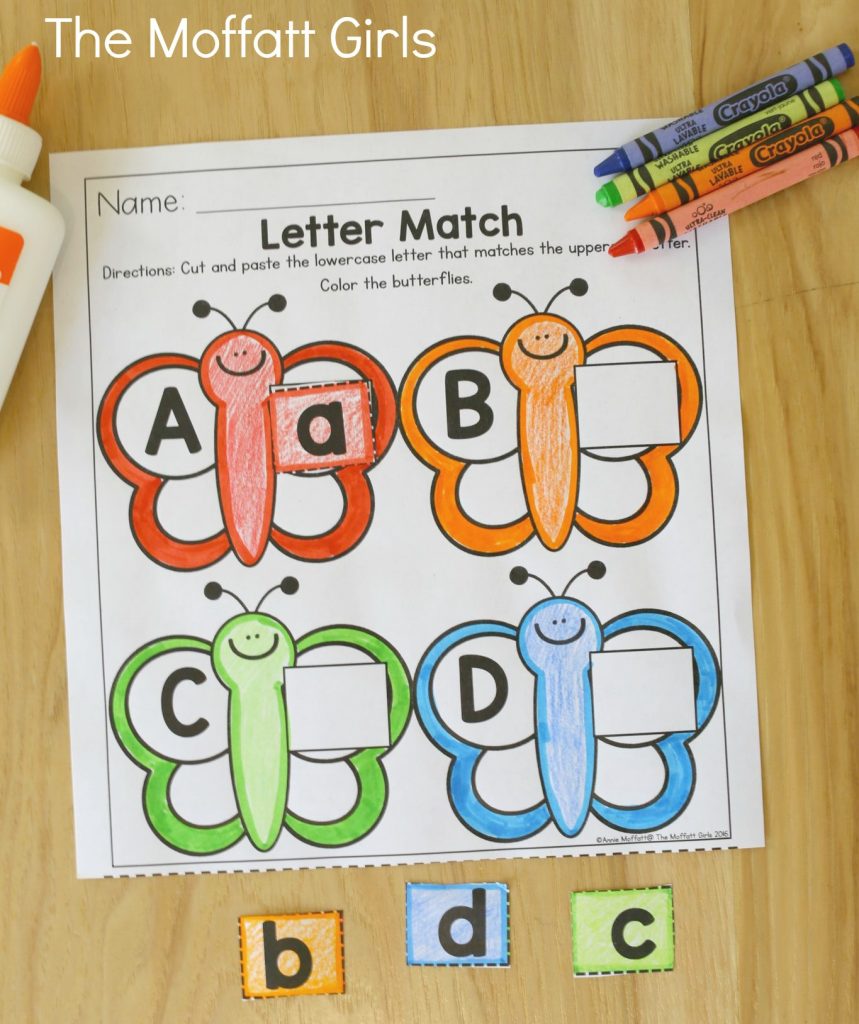 Letter Match- Avoid the Summer Slide! Help your students stay on track during summer break with these FUN activities! Perfect for Preschool going into Kindergarten!