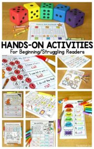 Build reading skills in a hands-on and FUN way with the CVC NO PREP activities!