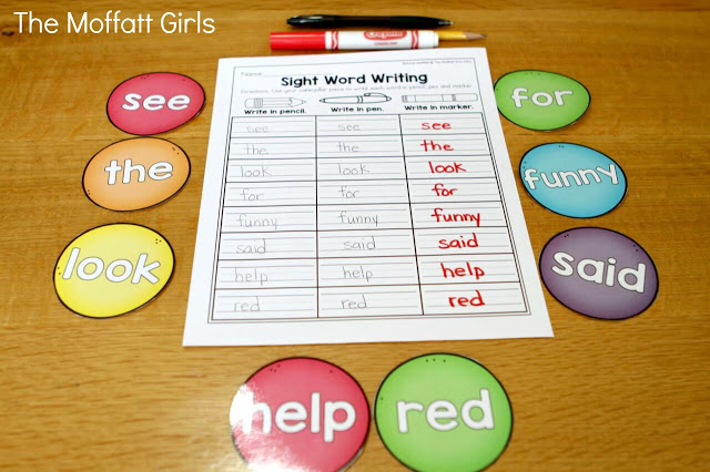 This Sight Word Caterpillar is a GREAT way to work with 218 sight words (pre-primer, primer, 1st grade, 2nd grade and 3rd grade)!