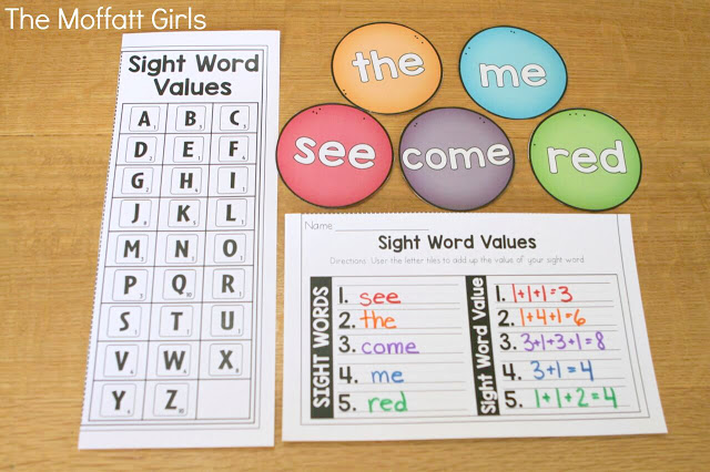 This Sight Word Caterpillar is a GREAT way to work with 218 sight words (pre-primer, primer, 1st grade, 2nd grade and 3rd grade)!