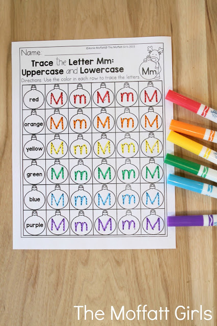 Teach number concepts, colors, shapes, letters, phonics and so much more with the December NO PREP Packet for Preschool!