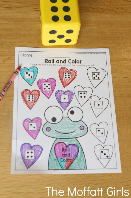 Teach number concepts, colors, shapes, letters, phonics and so much more with the February NO PREP Packet for Preschool!