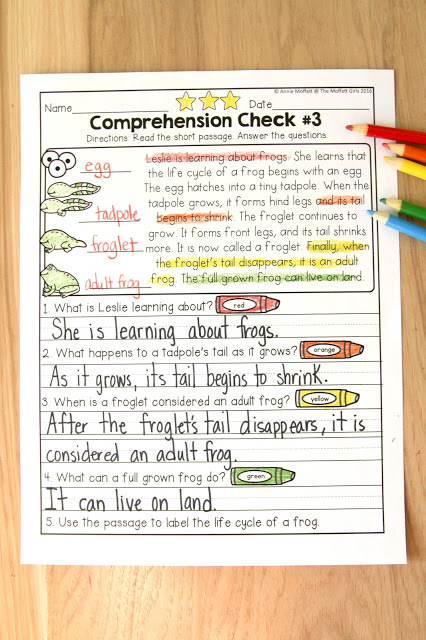 Reading Comprehension Checks for March- Build confidence in beginning and struggling readers with these short stories, while teaching students to find text evidence to support their answers.