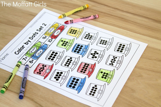 Teach number concepts, colors, shapes, letters, phonics and so much more with the March NO PREP Packet for Preschool!