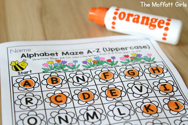 Teach number concepts, colors, shapes, letters, phonics and so much more with the April NO PREP Packet for Preschool!