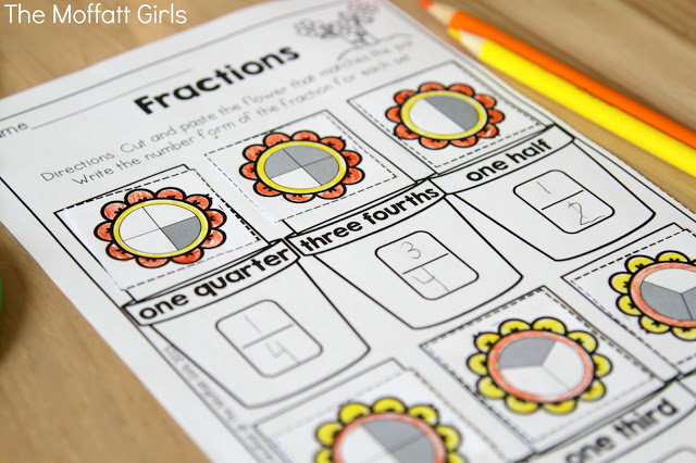 Teach addition, subtraction, sight words, phonics, grammar, handwriting and so much more with the April NO PREP Packet for First Grade!