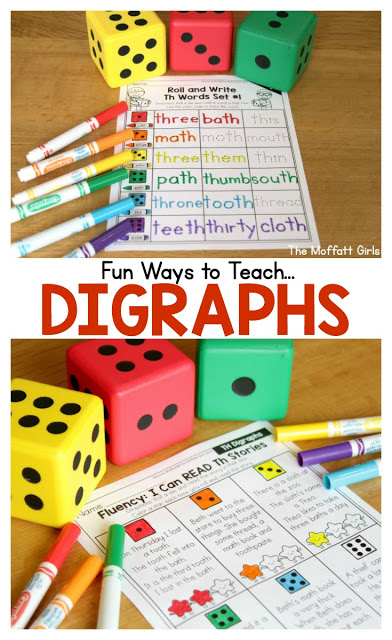 Digraphs can be tricky for struggling readers, and it's important for readers to learn how to identify digraphs early on. Check out how many different fun ways you can teach your students using these hands-on, effective and cohesive activities!