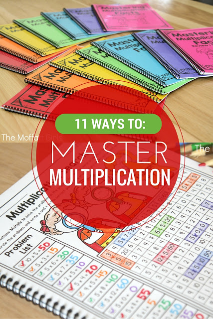 11 Ways to Master Multiplication! Mastering Multiplication facts is such an important skill in elementary. If students can master the basics, all other math concepts are so much easier to learn. Check out these engaging, effective and fun ways to build strong foundational skills for future learning.