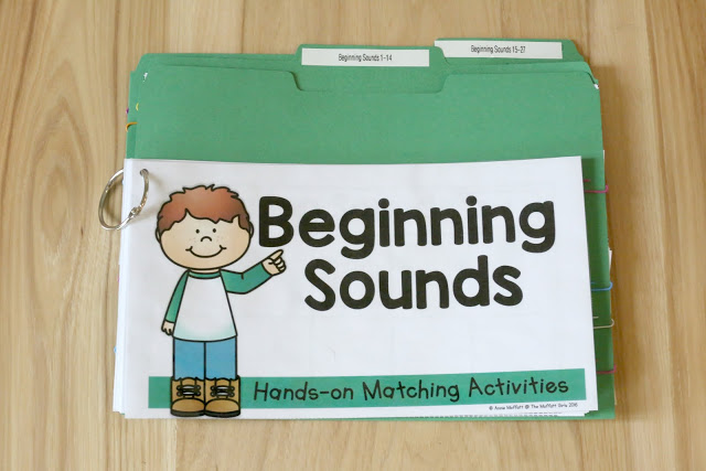 Beginning Sounds Cut and Paste Packet- Beginning Sounds are a great place to start when introducing phonemic awareness to your students. Teaching phonemic awareness sets a strong foundation for phonics and reading skills for beginning and struggling readers.