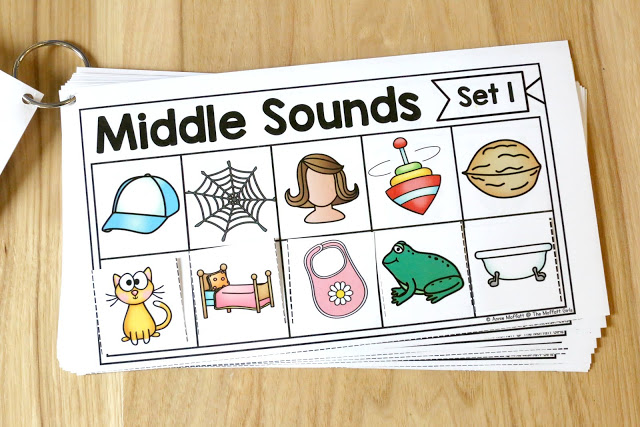 The Middle Sounds Cut and Paste Packet provides students the chance to build phonemic awareness by isolating the sounds and matching the pictures. Perfect hands-on fun!