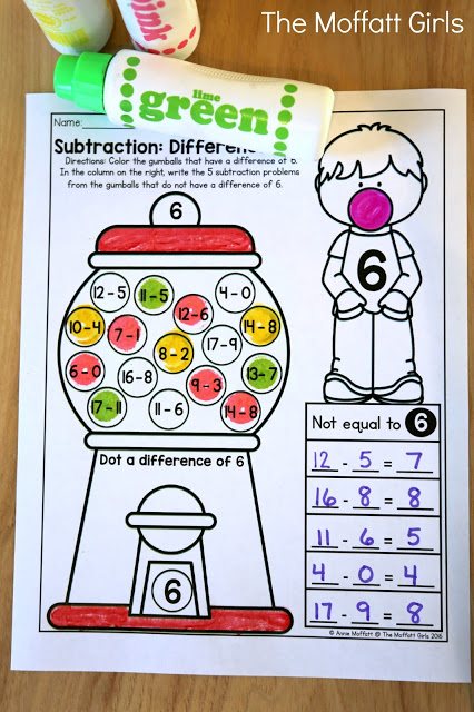 Hands-on Addition and Subtraction- Help your students master basic math skills in a fun and interactive way with these NO PREP Packets! 
