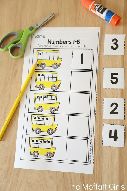 Teach number concepts, colors, shapes, letters, phonics and so much more with the September NO PREP Packet for Preschool!